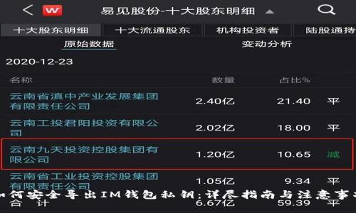 如何安全导出IM钱包私钥：详尽指南与注意事项