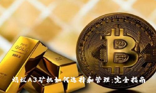 蚂蚁A3矿机如何选择和管理：完全指南
